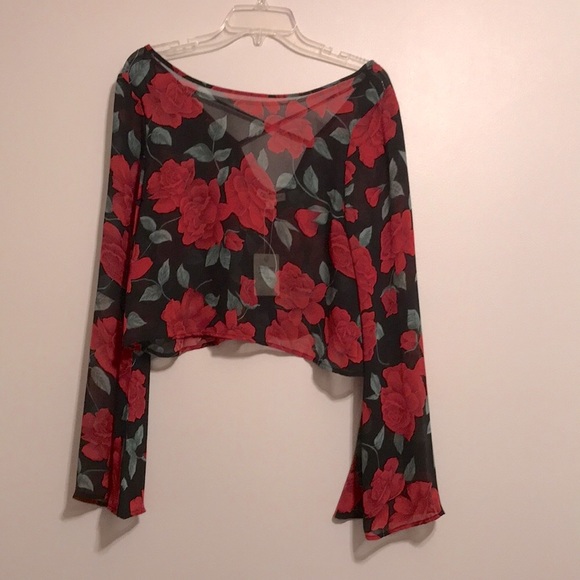 NWT Cotton candy brand new long sleeves blouse, - Picture 5 of 5